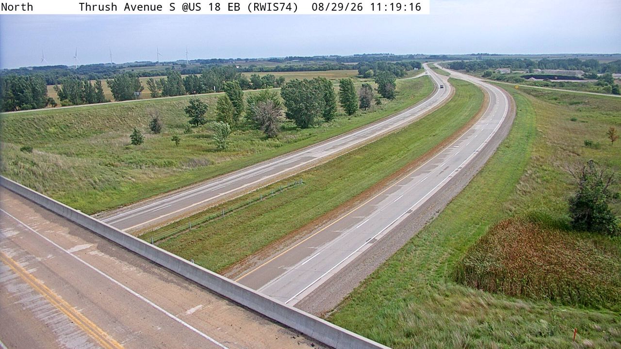US 18 @ MM 190.1 (Thrush Ave) live camera view
