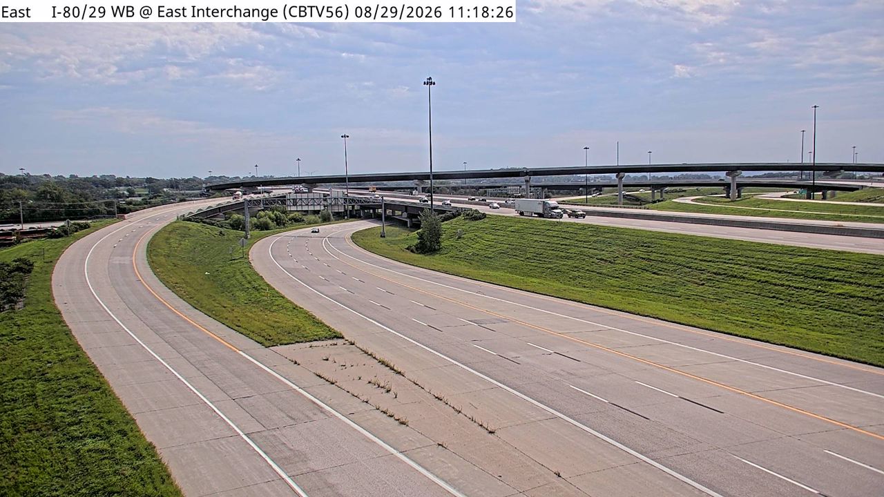 I-29/80 WB @ MM 3.5 (East Interchange) live camera view