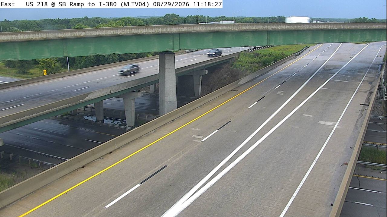 US 218 @ MM 177.2 (SB Ramp to I-380 SB) live camera view