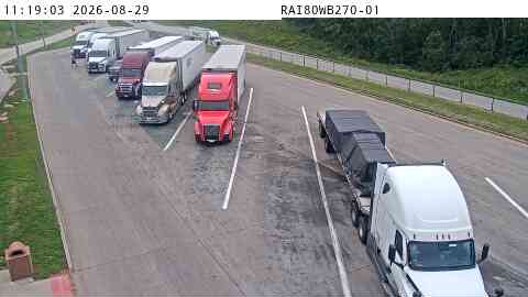 Rest Area: I-80 WB MM 270 near Wilton live camera view