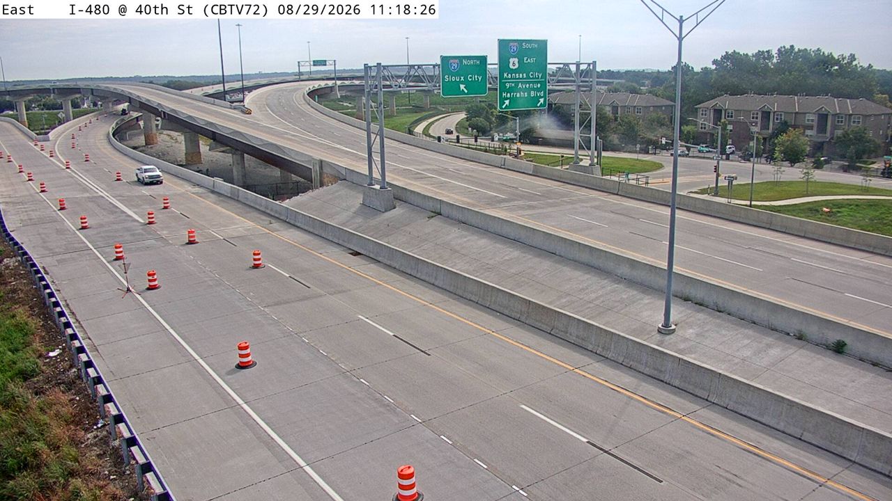 I-480 @ MM 0.4 (W of 40th St) live camera view