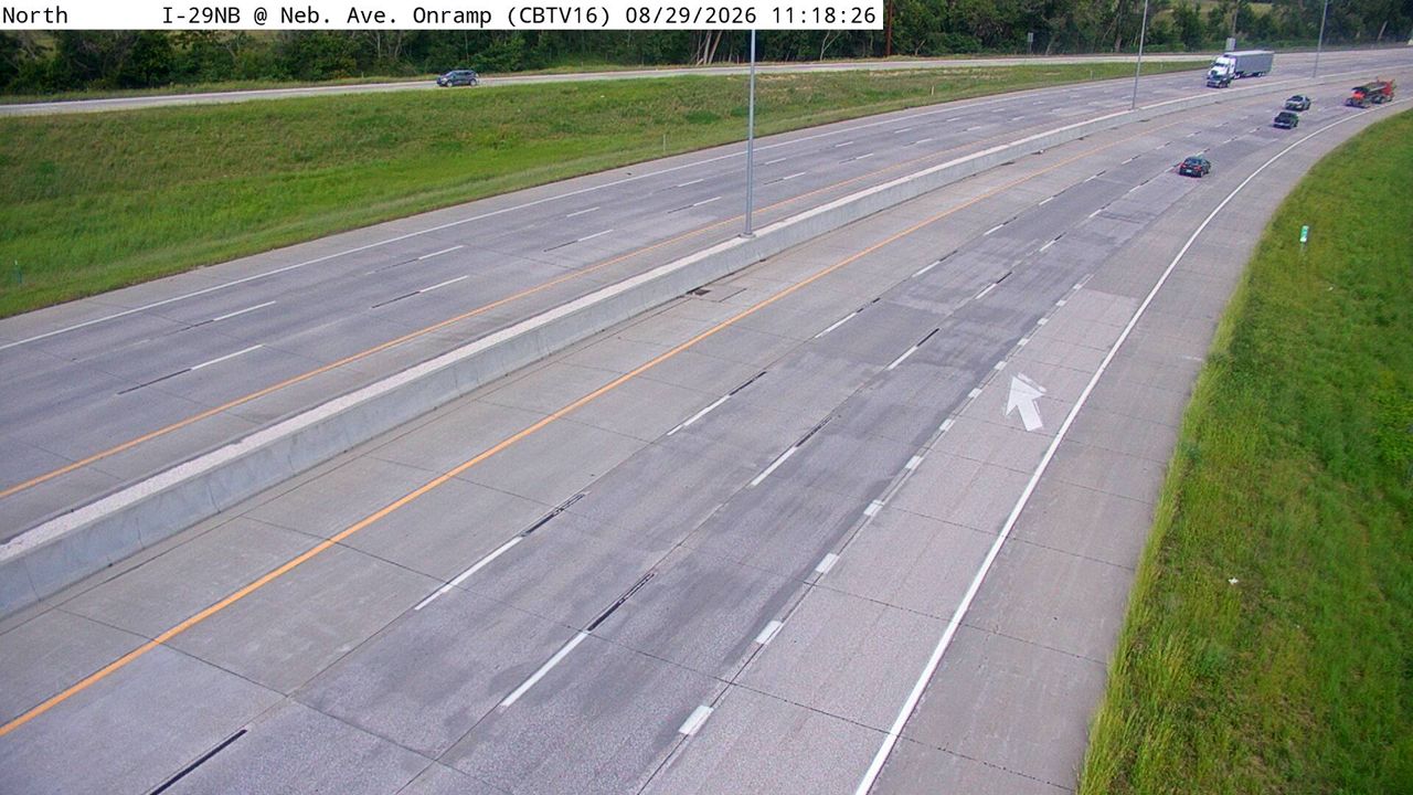 I-29 @ MM 52.7 (Nebraska Ave DMS) live camera view