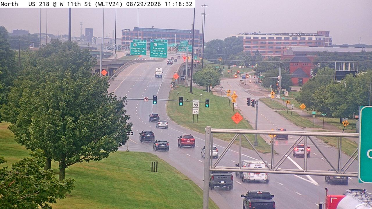 US 218 @ MM 179.9 (W 11th St) live camera view