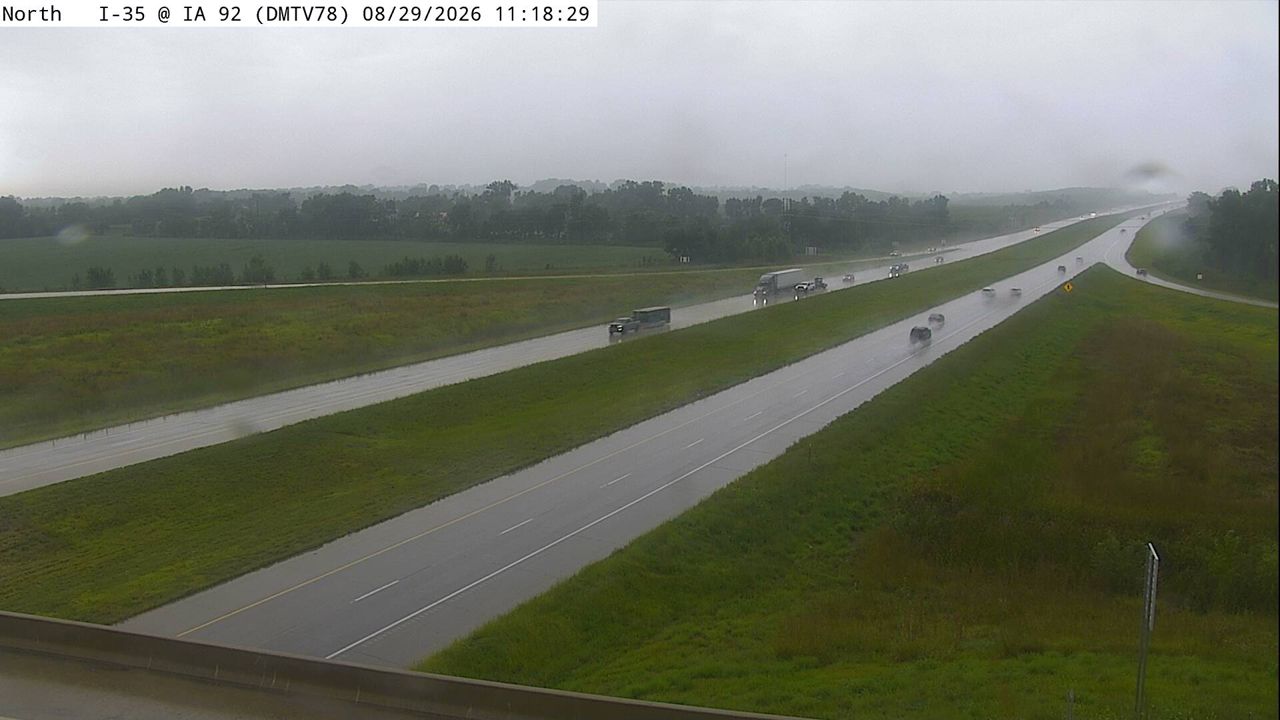 I-35 @ MM 56.8 (IA 92) live camera view