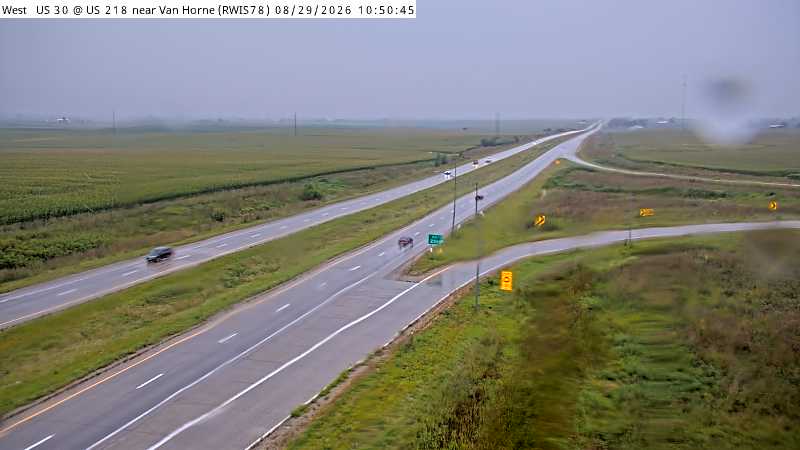 US 218 S MM 135 @ Van Horne live camera view