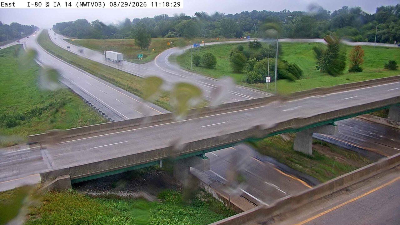 I-80 @ MM 164 (IA 14) live camera view