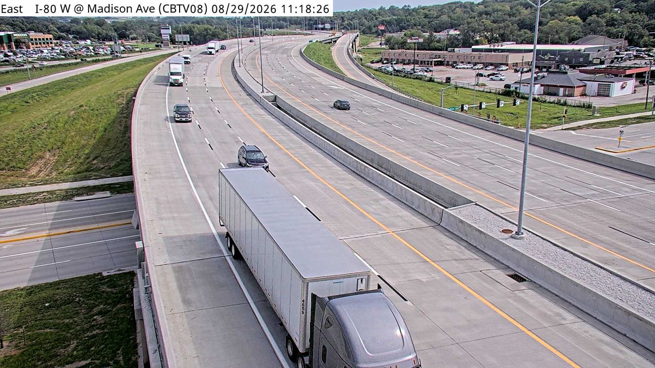 I-80 @ MM 5 (Madison Ave) live camera view