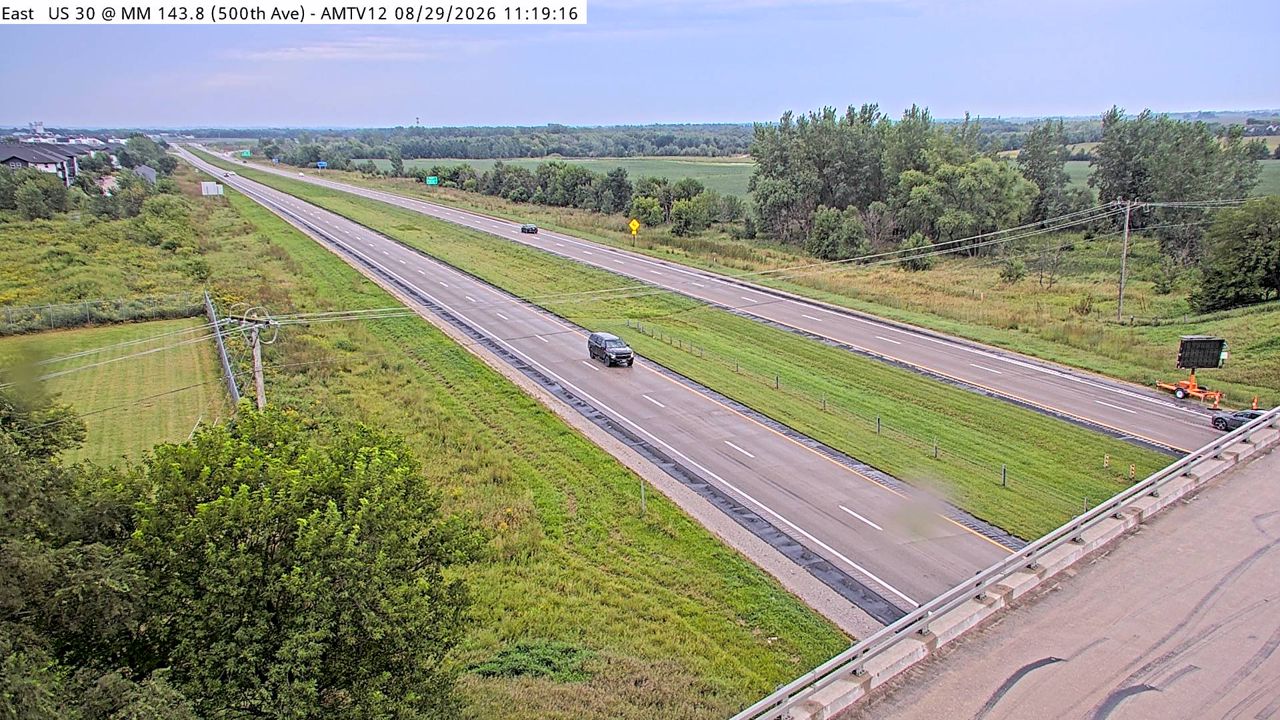 US 30 @ MM 143.8 (500th Ave) live camera view