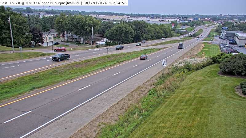 US 20 MM 316 @ Dubuque live camera view