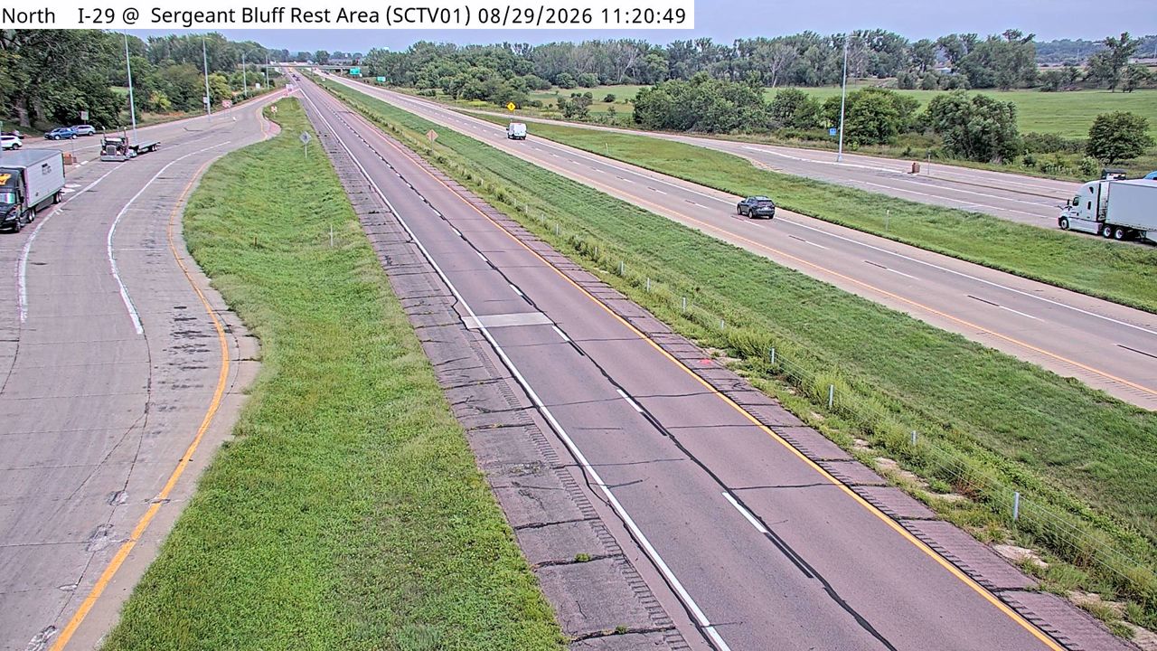 I-29 @ MM 139.3 (Sergeant Bluff Rest Area) live camera view