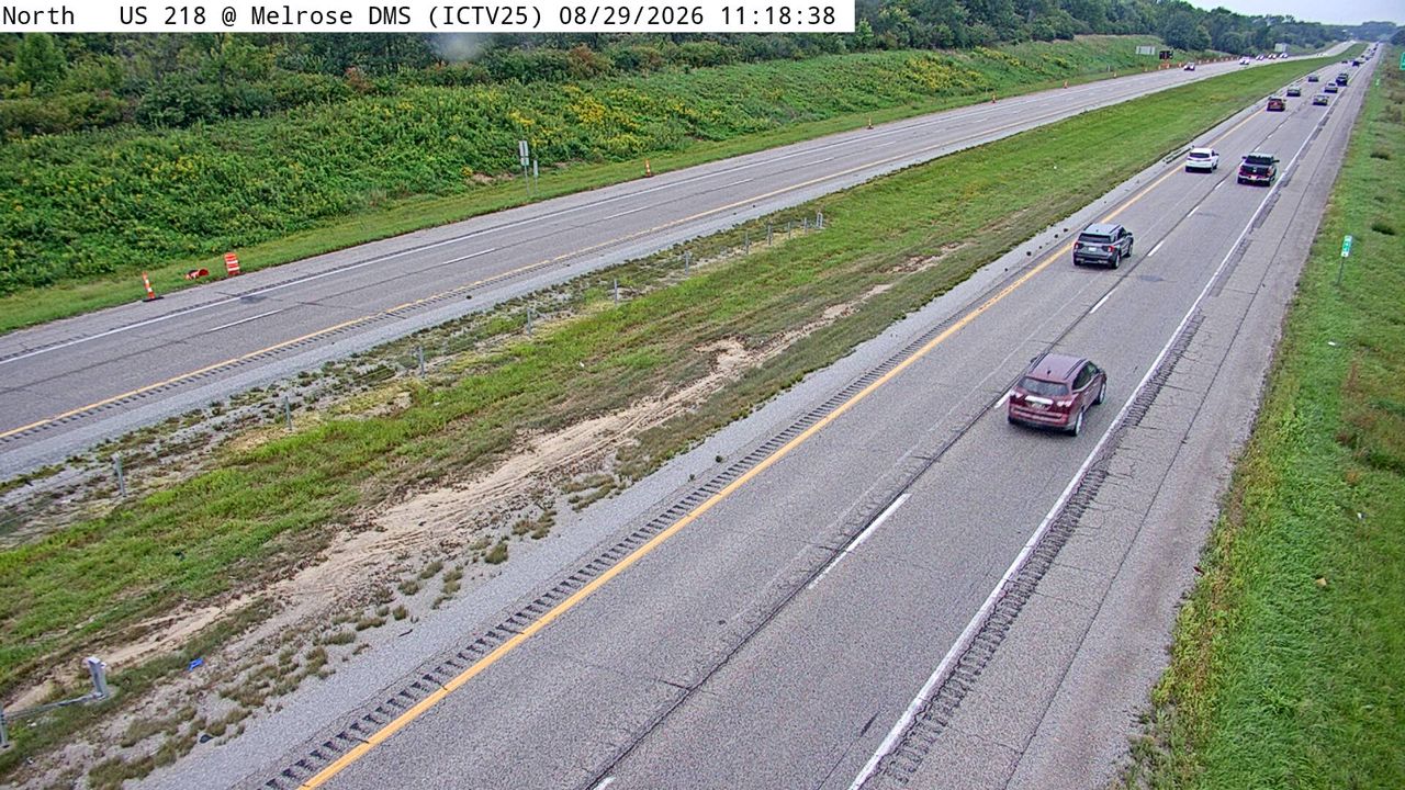 US 218 @ MM 94.7 (Melrose DMS) live camera view