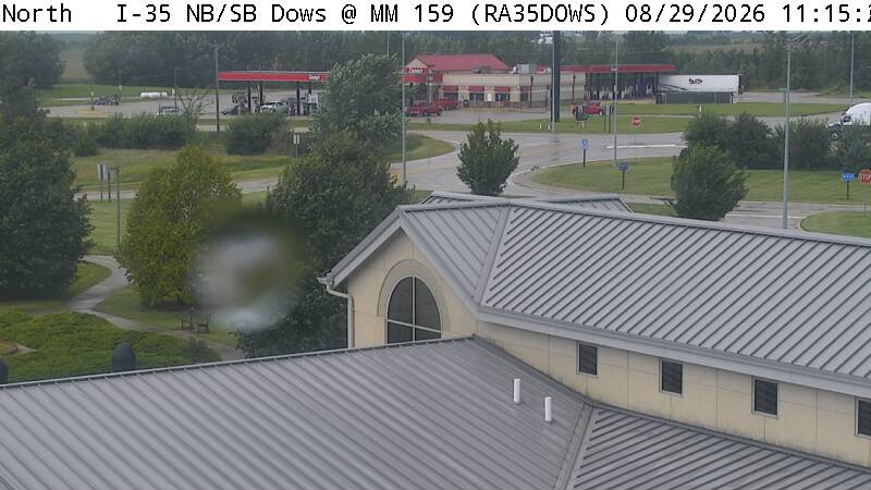 Rest Area: I-35 NB/SB MM 159 near Dows live camera view
