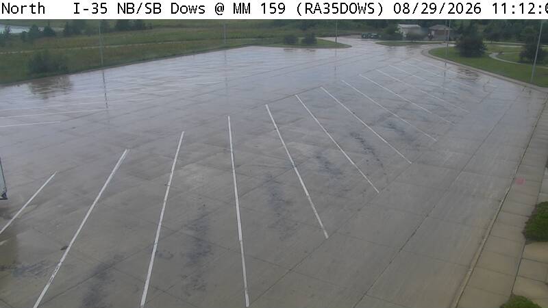 Rest Area: I-35 NB/SB MM 159 near Dows live camera view