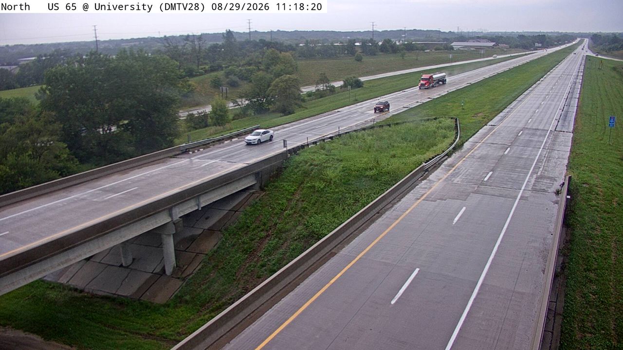 US 65 @ MM 78.2 (University Ave) live camera view