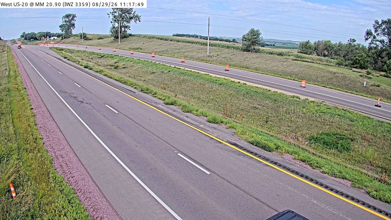 US 20 @ MM 19.1 (IWZ 3361W) live camera view