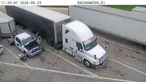 Rest Area: I-80 WB MM 300 near Davenport live camera view