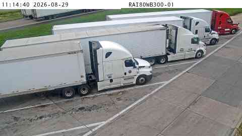 Rest Area: I-80 WB MM 300 near Davenport live camera view