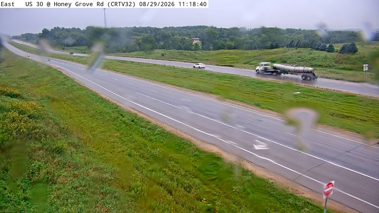 US 30 @ MM 253.4 (Honey Grove Rd) live camera view