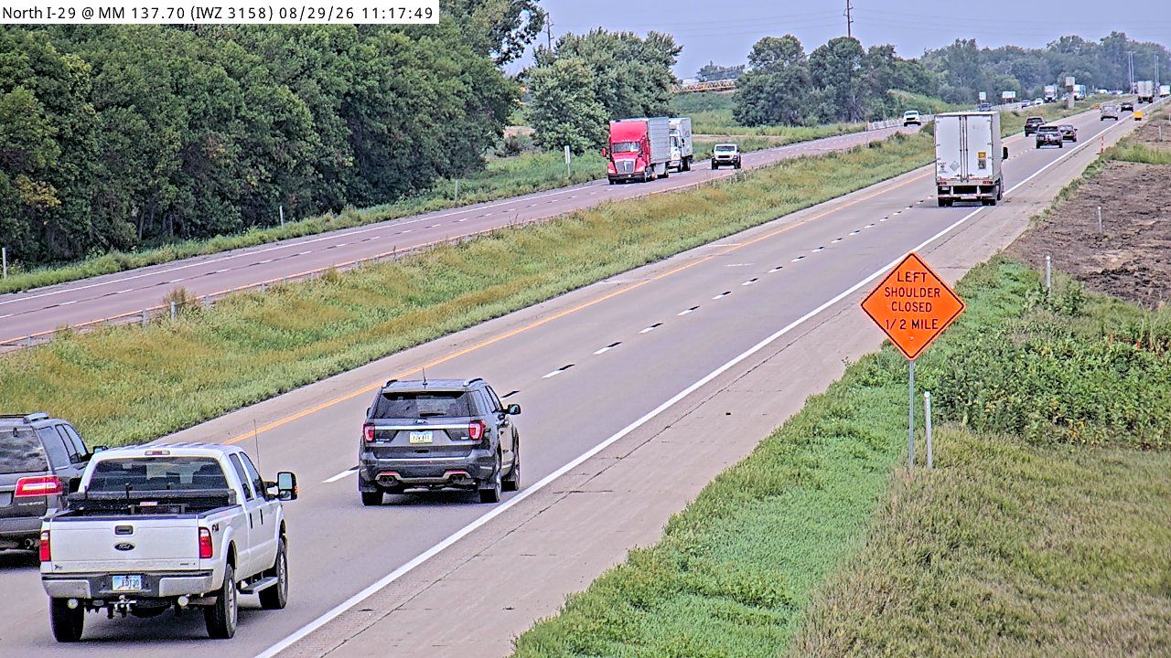 I-29 @ MM 137.7 (IWZ 3158) live camera view