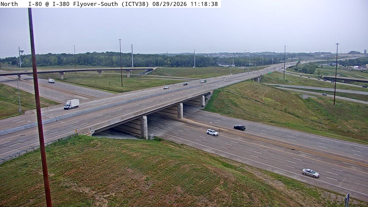 I-80 @ MM 238.8 (I-380 NB Flyover) live camera view