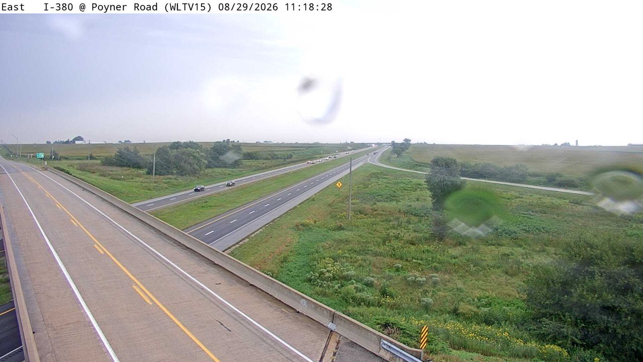 I-380 @ MM 62.2 (Poyner Rd) live camera view