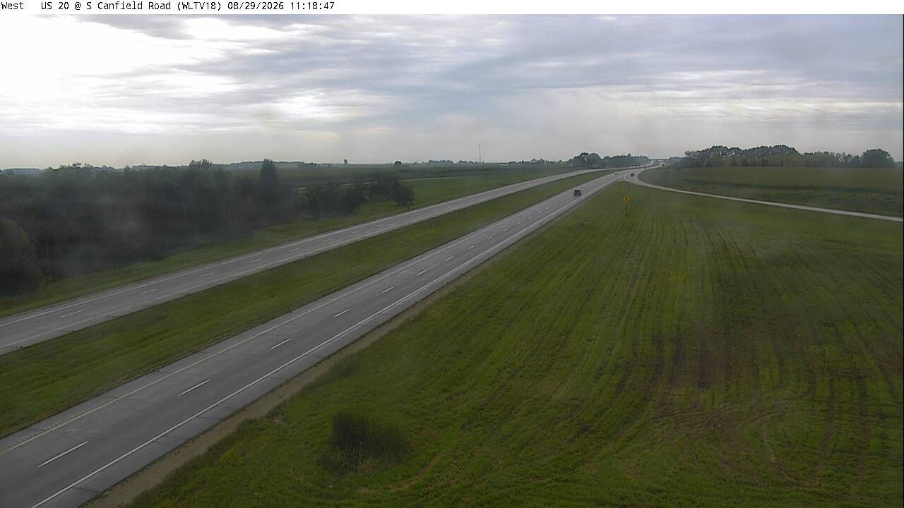 US 20 @ MM 220.4 (S Canfield Rd) live camera view