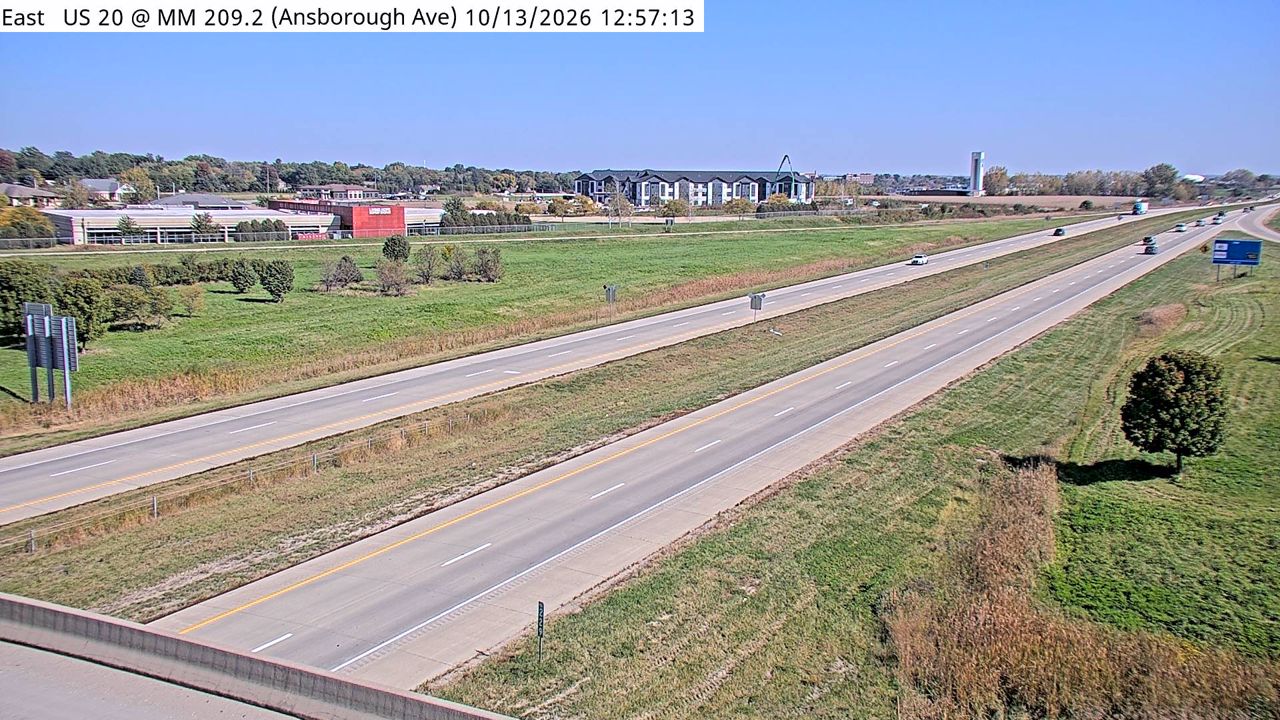 US 20 @ MM 209.2 (Ansborough Ave) live camera view