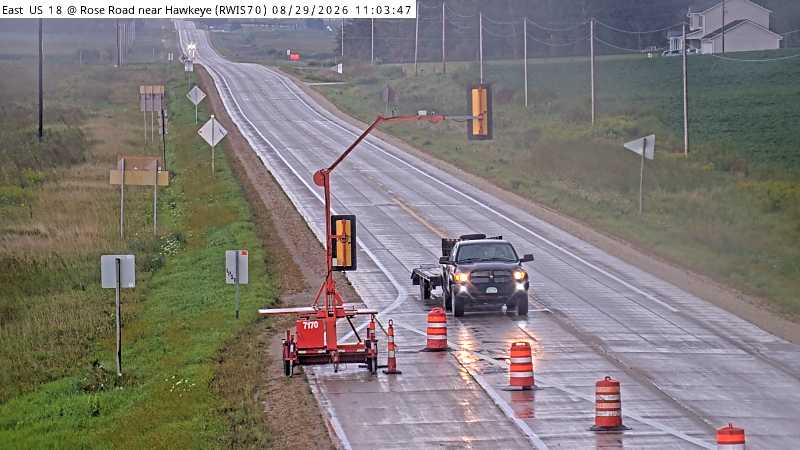 US 18 MM 257 @ Hawkeye live camera view