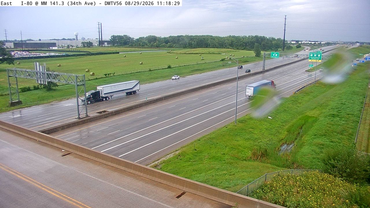 I-80 @ MM 141.3 (34th Ave) live camera view
