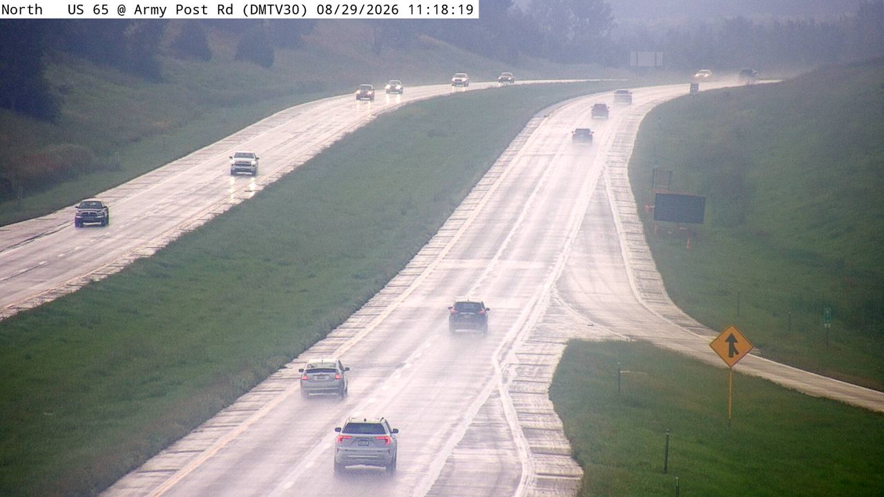US 65 @ MM 72.7 (Army Post Rd) live camera view