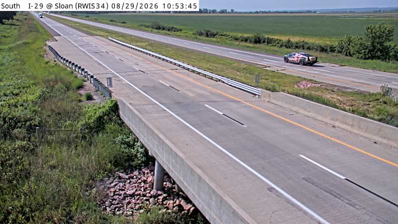 I-29 MM 124 @ Sloan live camera view