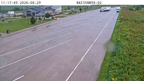 Rest Area: I-35 NB MM 98 near Elkhart live camera view
