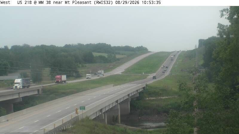 US 218 MM 37 @ Mount Pleasant live camera view