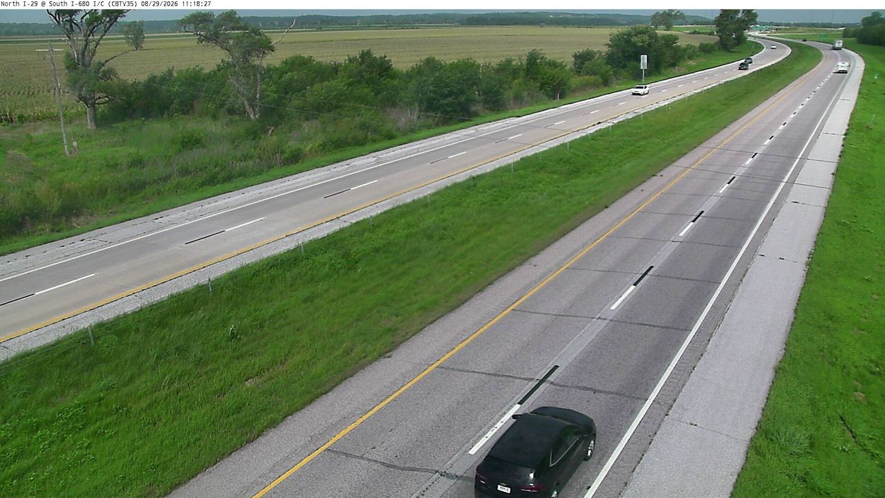 I-29 @ MM 61.2 (S of I-680 Interchange) live camera view