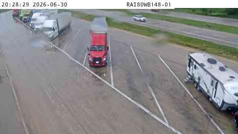 Rest Area: I-80 WB MM 148 near Mitchellville live camera view