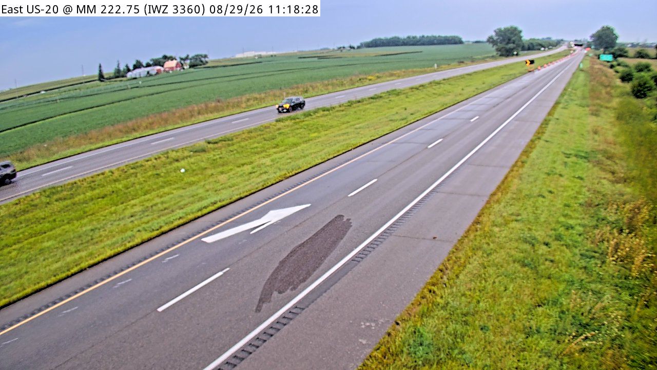 US 20 @ MM 222.7 (IWZ 3360) live camera view