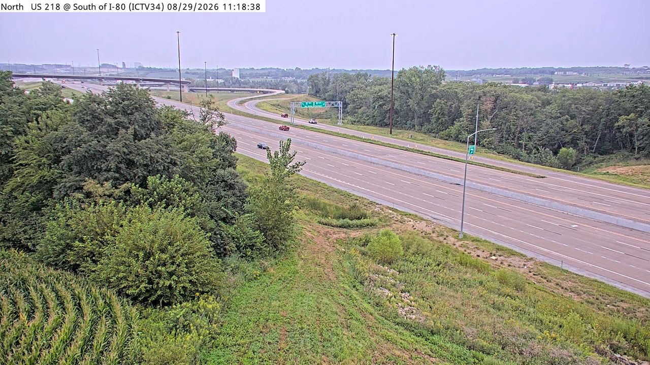 US 218 @ MM 96.6 (S of I-80) live camera view