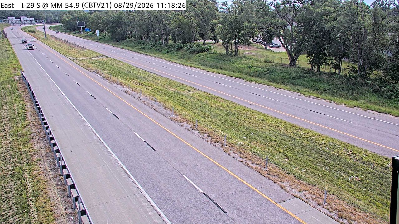 I-29 @ MM 55 live camera view