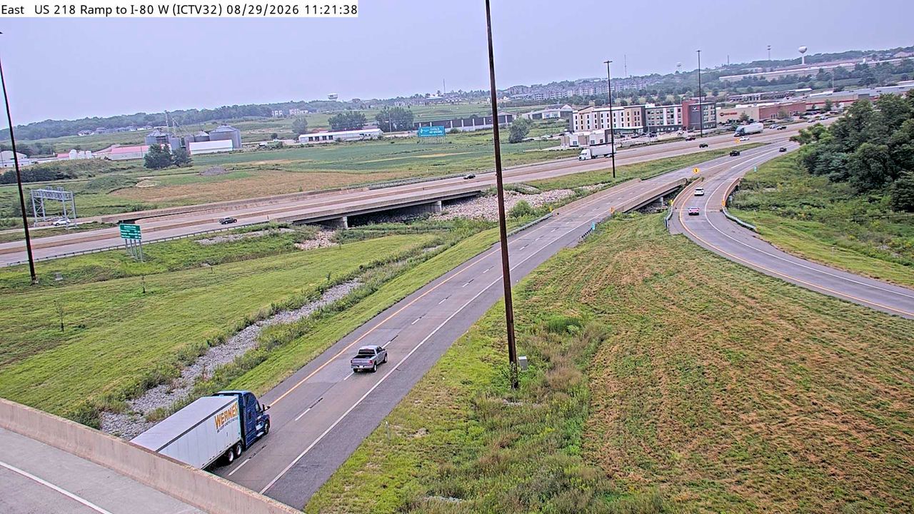 US 218 @ MM 96.9 (NB ramp to I-80 W) live camera view