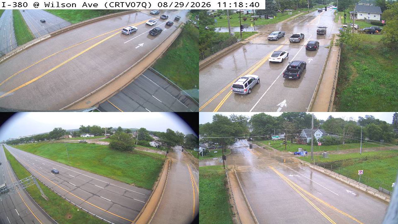 I-380 @ MM 18.3 (Wilson Ave SW)-Q live camera view