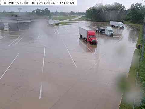 Weigh Station - I-80 WB MM 151 near Mitchellville live camera view