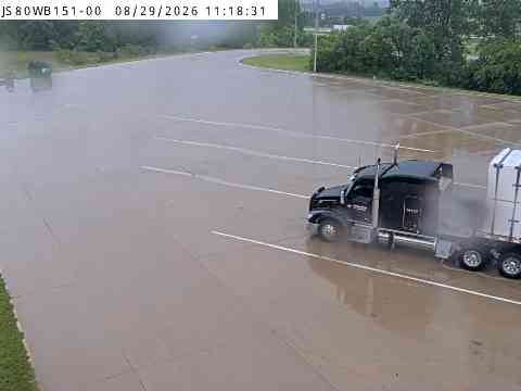 Weigh Station - I-80 WB MM 151 near Mitchellville live camera view