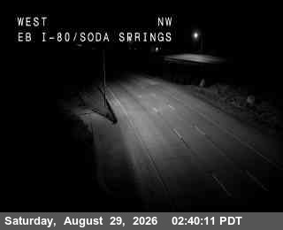 Hwy 80 at Soda Springs EB live camera view