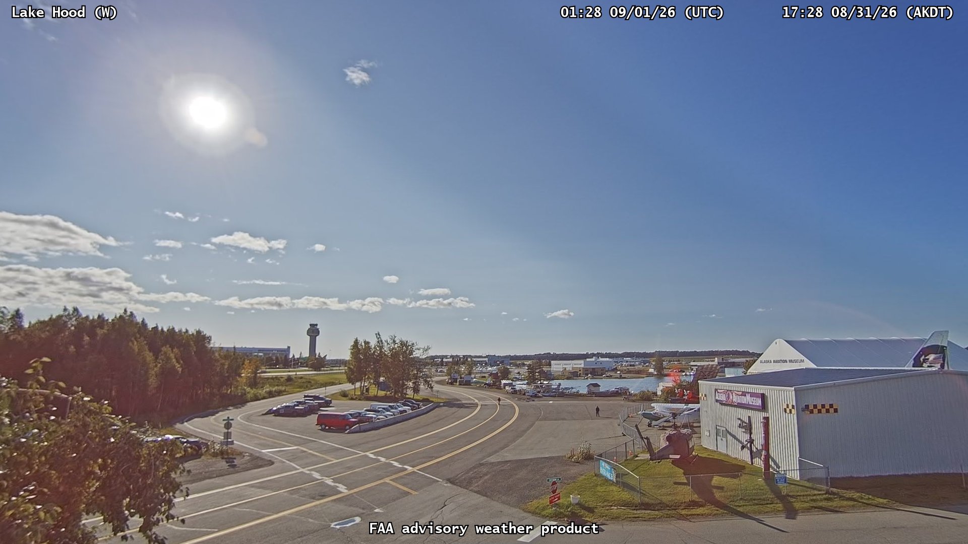 Lake Hood — West live camera view
