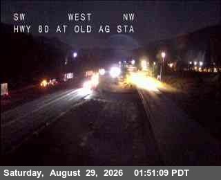 Hwy 80 at Old Ag Sta live camera view