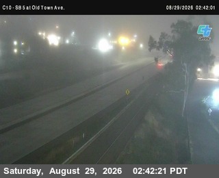 (C 010) I-5 : Old Town Avenue live camera view