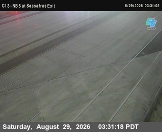 (C013) NB 5 at Sassafras St live camera view
