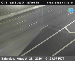(C015) I-8 : Just West Of Taylor Street live camera view