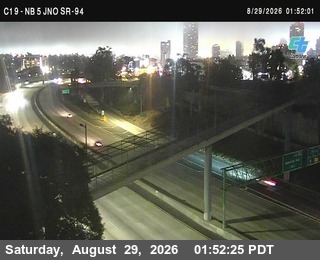 (C019) NB 5 : Just North Of SR-94 live camera view