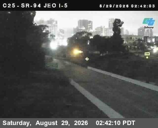 (C025) SR-94 : Just East Of I-5 live camera view